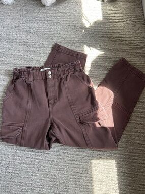 PacSun Women's Cargo Joggers in Mauve